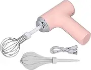 MUNEFE Electric Eggs Beater, Electric Hand Mixer, Mixer Electric Handheld, Suitable for Churning Cream, Butter, Etc (Pink)