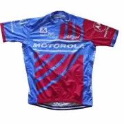 MOTOROLA Retro Mens Cycling Jersey Bicycle Jersey Cycling Shirt Bike Jersey Tops