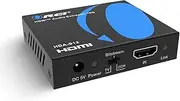 4K Audio Extractor HDMI by OREI, UltraHD 4K @ 60Hz 18G HDMI 2.0 Audio Converter SPDIF + 3.5mm Output HDCP 2.2 - Dolby Digital/DTS Passthrough CEC, HDR, Dolby Vision, HDR10 Support (HDA-912)