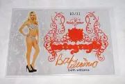 2015 Benchwarmer BETH WILLIAMS Sin City #13 Orange Foil Auto/21 PLAYBOY Playmate
