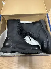 Bates E02184 Men's 11" Paratrooper Side Zip Black Uniform Tactical Boots SZ 6.5