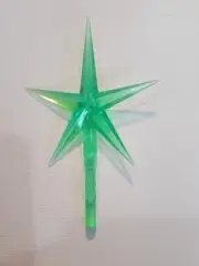 1-Large Green Star for Ceramic Christmas Trees 2.5" Wide