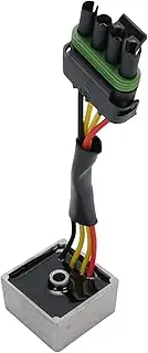 Voltage Regulator Rectifier Replacement, Aluminum Alloy Enhanced Efficiency, for Sea-doo 720 GS GSI GTS LE, Made of High Strength Material, Simple Installation, Fits Multiple,