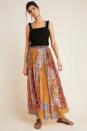 new Anthropologie Panthera Maxi Skirt SIZE 2 nwt