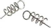 Toddmomy 50Pcs Fishing Spring Pins Durable High Lure Bait Locking Mechanism for Easy Fixing and Disassembly Lightweight Fishing Gear for Freshwater and Saltwater Use