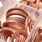 200Pcs O-Rings Gasket Kit Copper Washer Assortment Set 9 Sizes Round Flat bebrr