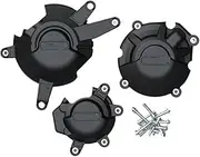 Engine Guard Fit for CBR650R Engine Cover Set Protection Cover Engine Guard 2021-2025 Guard Crash Bar(1 Set-Black)
