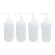 4PC 500ml LDPE Wash Bottles Squeeze Bottles Label Tattoo