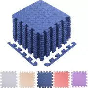 12/48x Puzzle Exercise Floor Mats 12"x12" EVA Foam Interlocking Yoga Gym Tiles