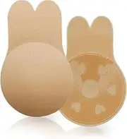 [HELOVGE] Strapless Adhesive Bra Push Up Strapless Invisible Adhesive Bra, d'Alene to