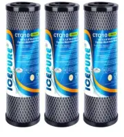 ICEPURE Whole House CTO Carbon Block Water Filter Set Of 3 1 Micron CTO10 NEW!