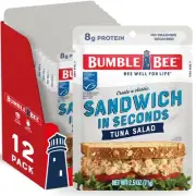Bumble Bee Sandwich in Seconds Tuna Salad, 2.5 oz Ounce (Pack of 12)