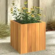 Raised Garden Bed, Elevated Planter Box Plant Container 25x25x25 cm Solid Wood Acacia