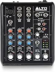 Alto TrueMix 500-5-In Audio Mixer with XLR Mic In and USB Audio Interface for Podcasting, Live Performance, Streaming, Recording, DJ - Mac and PC