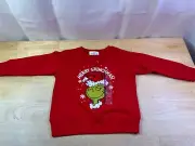 New Toddler's The Grinch Sweatshirt Sz 2T says Merry Grinchmas!--Cute!!*