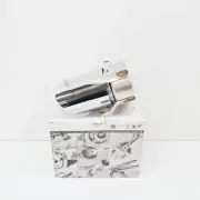 NEW AUDI TTRS 8J REAR LEFT CHROME EXHAUST TAIL PIPE TRIM 8J0253683C OEM (for: Audi)