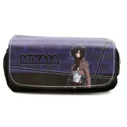 MIKASA ACKERMAN STYLE A Attack on Titan Canvas Pencil Case (Akkaman AoT Wallet)