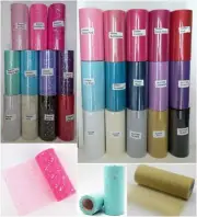 Tulle Fabric Spool Roll 6"/25 Yards Wedding Tutu Glitter Sequin Sparkle Shimmer