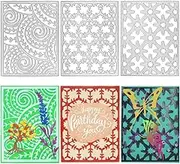 3 Pcs Cutting Dies for Card Making, FineGood Hollow Frame DIY Die Cuts Metal Embossing Stencils Template for Album Paper Card Scrapbooking Decoration