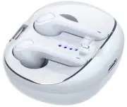 G9F Pro TWS Wireless Bluetooth 5.0 Noise Reduction Earbuds (White)