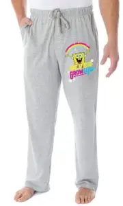 Nickelodeon Men's SpongeBob SquarePants Never Grow Up Lounge Pajama Pants