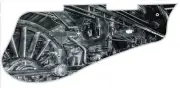 Pickguard Pick Guard 5120 Graphical Graphic Guitar Steam Train 1
