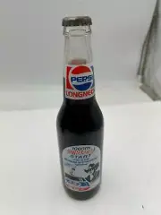 PEPSI 12 OZ GLASS BOTTLE--1000th NASCAR START--MICHIGAN--1986--#43 PETTY
