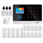 433MHz Wireless WIFI +GSM Auto-dial Alarm Security System Smart Home System A7B9
