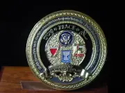 President Trump Abraham Accords Challenge Coin Israel UAE and Bahrain 9/15/2020