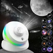 Galaxy Projector 13 in 1 Meteor HD Planetarium Star Projector 360 Degree Rotating Extra-Large Area,Timed Starry Night Light for Bedroom Ceiling Home Theater