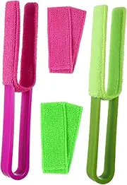 PRETYZOOM 1Set Window Blinds Duster Set Car Vent Air Conditioner Cleaner Removable Brush Heads Durable Superfine Material for Hard to Reach Gaps Bright