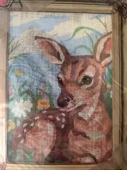 Printed needlepoint kits Tapestry Canvas Floss NeedleIncluded 30x40 Doe Rto