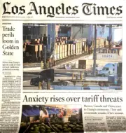 LOS ANGELES TIMES Nov. 27, 2024 MENENDEZ BROTHERS TRIAL Trump TARIFF THREATS