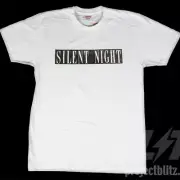 FW14 SUPREME SILENT NIGHT TEE T-SHIRT WHITE S SMALL 2014