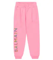 [Balmain Kids] Balmain Kids Logo cotton sweatpants Y 14 pink