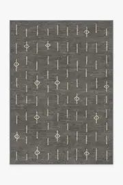 150' x 215' | Machine Washable Runner Rug | Kid & Pet Friendly | Indoor Rug | Alina Grey Rug | Ruggable
