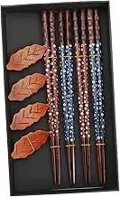Zerodeko Chopsticks Chopstick Rest Set Wood Tableware Set Portable Tableware Case Dinner Service Tableware