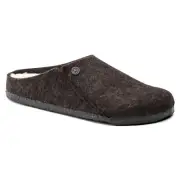 BIRKENSTOCK Zermatt Shearling Wool Felt Clogs Mocha New