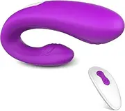 Rechargeable Clitoral & G-spot Vibrator, Waterproof Couples Vibrator with 9 Powerful Vibrations, Wireless Remote Control Clitoris G Spot Stimulator Adult Sex Toy for Women Solo Play or Couples Fun