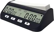 Necomi Digital Chess Timer, Portable Chess Clock Digital Chess Clock for 2-Player Game with Basic Bonus Delay Byo-Yomi & Positive Time Features 5-in-1, New Upgraded to Show Priority of Moves