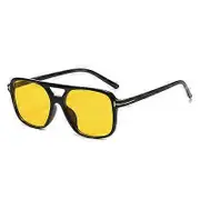 Vintage Brand Tom F Sunglasses For Men Women 2023 Luxury Designer Sun Glasses Male Black Gradient Glasse gafas de sol hombre black yellow(.152) as ...