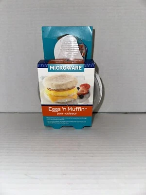 NORDIC WARE MICROWARE Eggs & Muffin Pan -NEW