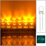 5mm 100PCS True Flame 1800-2000K LED Flicker Flame Candle Light Emitting Diodes