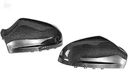 Rynplex 1 Pair Car Side Door Wing Rear View Mirror Cover Rearview Mirror Caps, for Opel, for Vauxhall, for Astra H 2004-2013 Carbon Fiber Look Car Wing Mirror Cover