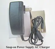 Snap-on AC Charger Power Supply Adapter for TRITON D8 Scan Tool Scanner EEMS343W