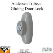 Andersen Tribeca Lock With Keys For Frenchwood Sliding Door Left Hand Exterior