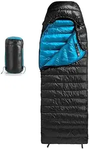 CJLWSLCO Black Adult Outdoor Winter Thickening Camping Single Portable Warm Down Sleeping Bag Camping sleeping bag Outdoor sleeping sack Down sleeping bag Family camping sleeping bag ackpacking sleepi