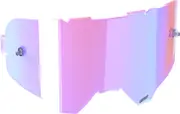 Leatt Velocity Cryztal Iriz Replacement Lens, pink-blue One Size Pink Blue