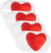 Mikinona 4pcs Love Shaped Camera Privacy Slider Stylish Mobile Phone Laptop Cover for Enhanced Privacy Easy Slide Mechanism Compatible with Various Devices Elegant Design