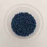 195pcs 3mm Round Marine Blue Glass Pearl Seed Beads AUS Free Postage HQ15